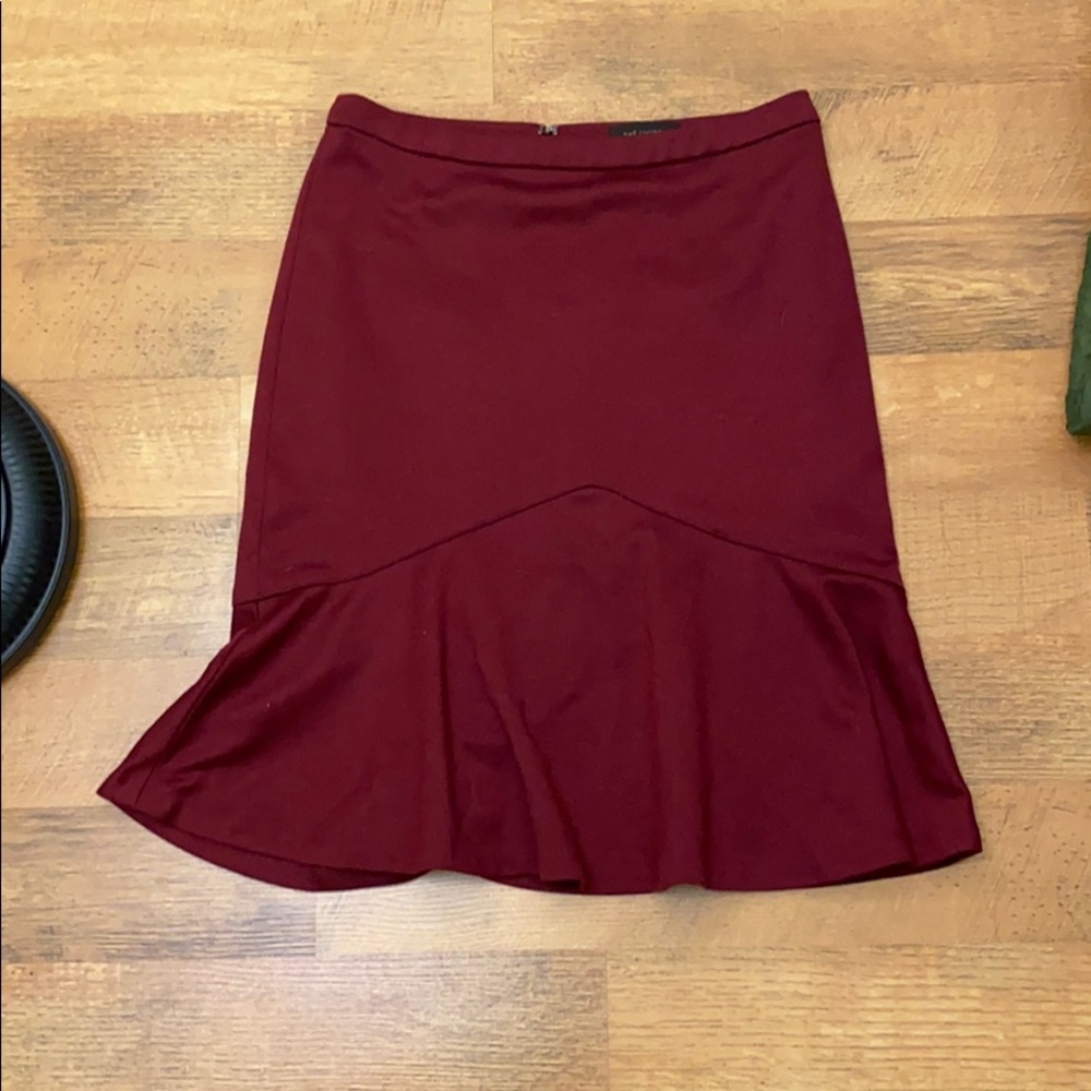 Knee length skirt
